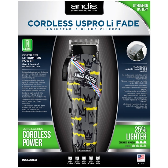 Masina de tuns - ANDIS - USPRO Li - Nation - fabricat pentru Europa