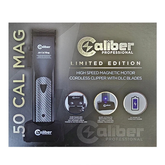 Снимка на Безжична машинка за подстригване  - CALIBER - 50 Mag - Лимитирана серия - Black