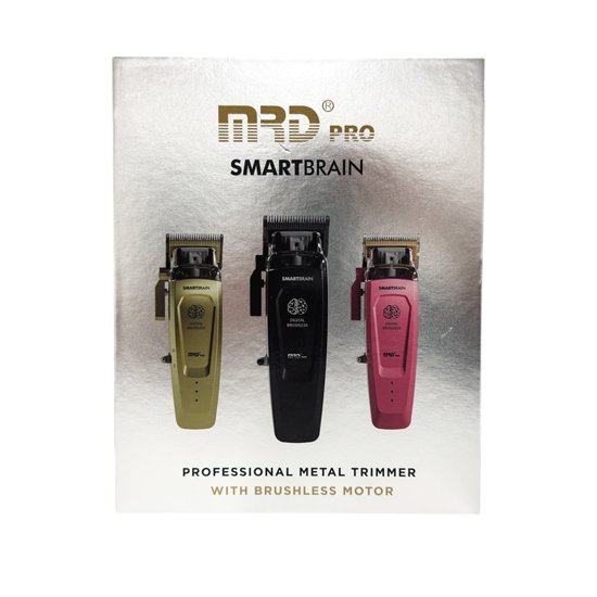 Снимка на Безжична машинка за подстригване - MRD - Smart Brain - Златна - 7.200 RPM  