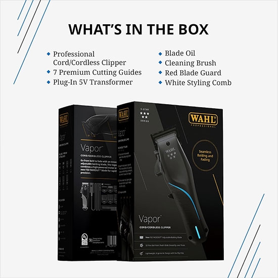 Снимка на Машинка за подстригване - WAHL - Vapor -  8.000 RPM - безжична
