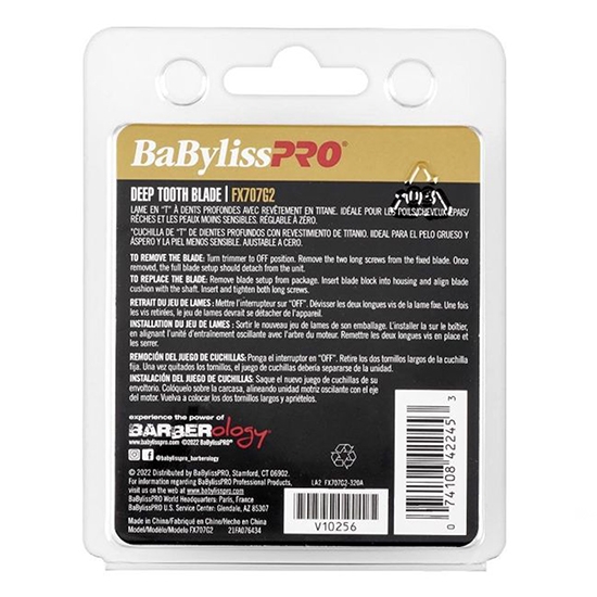Снимка на Нож за тример - BABYLISS - Skeleton - Gold FX - FX707Z