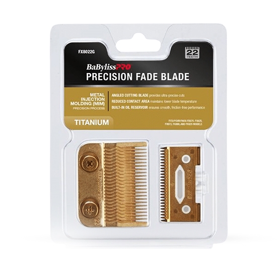 Снимка на Нож за машинка за подстригване Fade Blade BABYLISS - PRO FX8022G - Gold