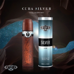 Тоалетна вода за мъже CUBA - Silver - 100 мл