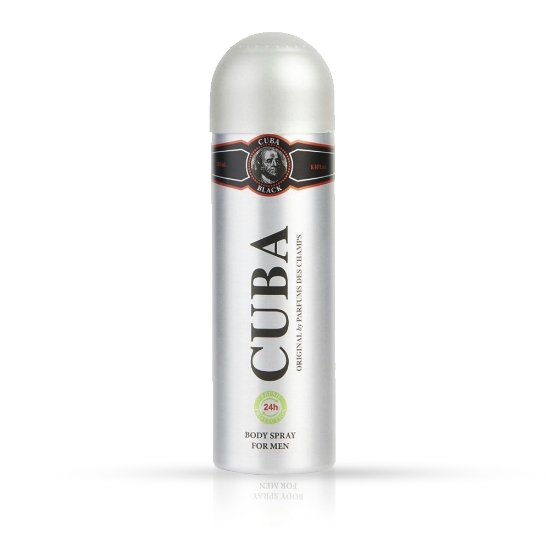 Снимка на Дезодорант спрей за мъже  CUBA - Black - 200 мл