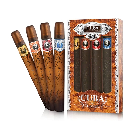 Снимка на Комплект тоалетна вода за мъже CUBA -  Classic - 4 x 35 мл