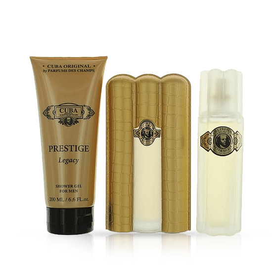 Снимка на Комплект - тоалетна вода 90 мл + душ гел 200 ml +  афтършейв 100 ml - CUBA- Legacy