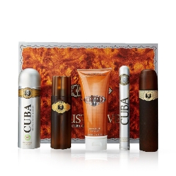 Снимка на Комплект - тоалетна вода 35 ml и 100 ml+ душ гел 200 ml + афтършейв 100 ml  + дезодорант спрей 200 ml- CUBA - Must have Gold 