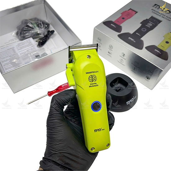 Снимка на Машинка за подстригване - MRD - Smart Brain - Green - 7.200 об./мин - HC 3969ST