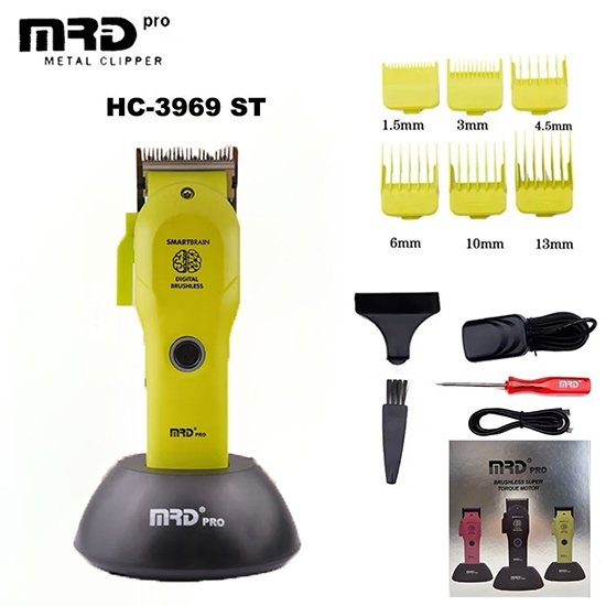 Снимка на Машинка за подстригване - MRD - Smart Brain - Green - 7.200 об./мин - HC 3969ST