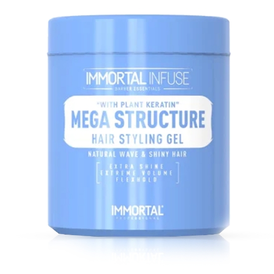 Снимка на Гел за коса - IMMORTAL - Mega Structure - 500 ml 