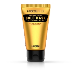 Снимка на Маска за черни точки - златна - IMMORTAL - 150 ml 