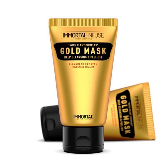 Снимка на Маска за черни точки - златна - IMMORTAL - 150 ml 