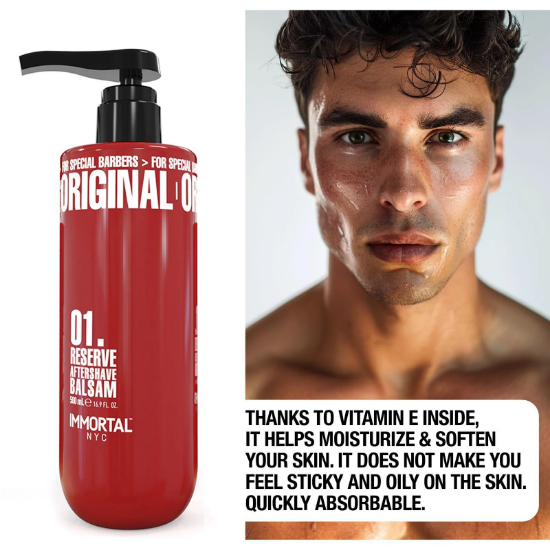 Снимка на Афтършейв балсам - IMMORTAL - Reserve 01 - 500 ml 