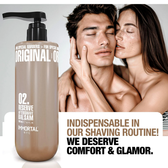 Снимка на Aфтършейв балсам - IMMORTAL - Reserve 02 - 500 ml 