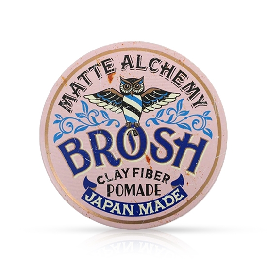 Снимка на Вакса за коса - BROSH - Pomade - Clay Fiber - 120 gr