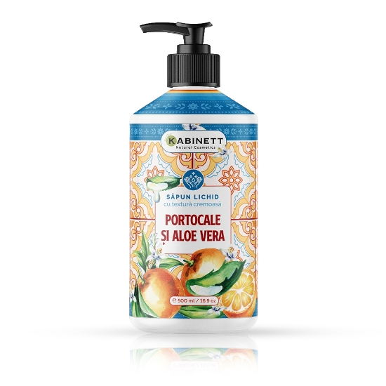 Снимка на Течен сапун  - KABINETT - 500 ml - Портокал и Алое Вера