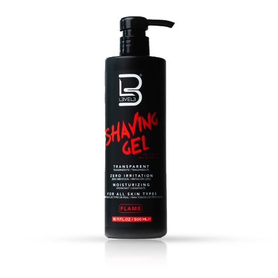 Снимка на Гел за бръснене - L3VEL3 - Flame - 500 ml