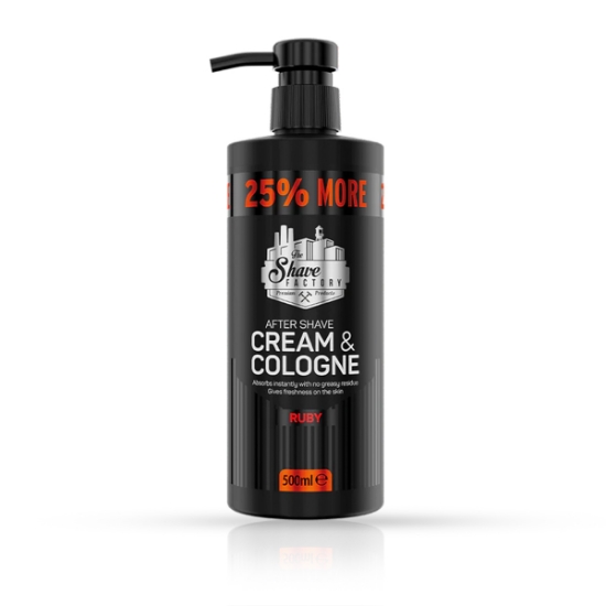 Снимка на Афтършейв крем  - Ruby - SHAVE FACTORY - 500 ml 