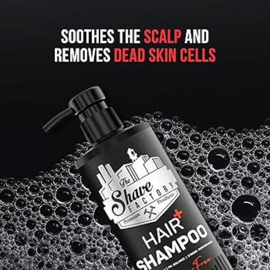 Снимка на Шампоан – SHAVE FACTORY – за коса, без парабени – 1000 мл
