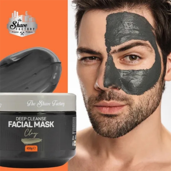 Снимка на Маска за почистване на лице - SHAVE FACTORY - 450 g 