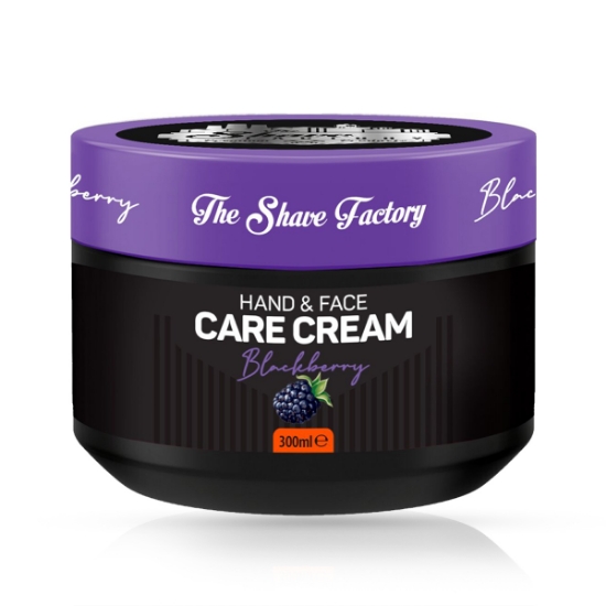 Снимка на Крем за ръце и лице - SHAVE FACTORY - Blackberry(къпини) - 300 ml 