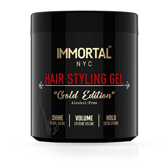 Снимка на Гел за коса - IMMORTAL - Gold Edition  - Без алкохол - 500 ml