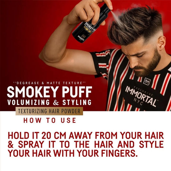 Снимка на Пудра за обем IMMORTAL - Smokey Puff - 20 gr  - matte
