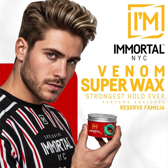 Снимка на Бляскава вакса за коса  - IMMORTAL - Venom - 100 ml 