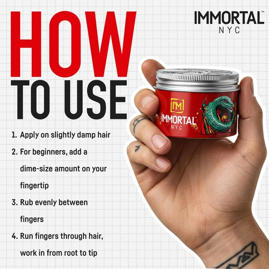 Снимка на Бляскава вакса за коса  - IMMORTAL - Venom - 100 ml 