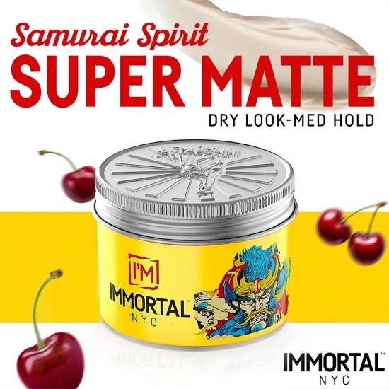 Снимка на Матираща вакса за коса - IMMORTAL - Samurai Spirit - 100 ml 