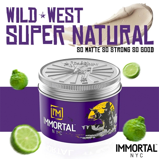 Снимка на Матираща вакса за коса - IMMORTAL -Wild West - 100 ml  