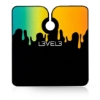 Снимка на Професионална пелерина  - L3VEL3  - неопренова яка - черна с цветна елементи - KRAY