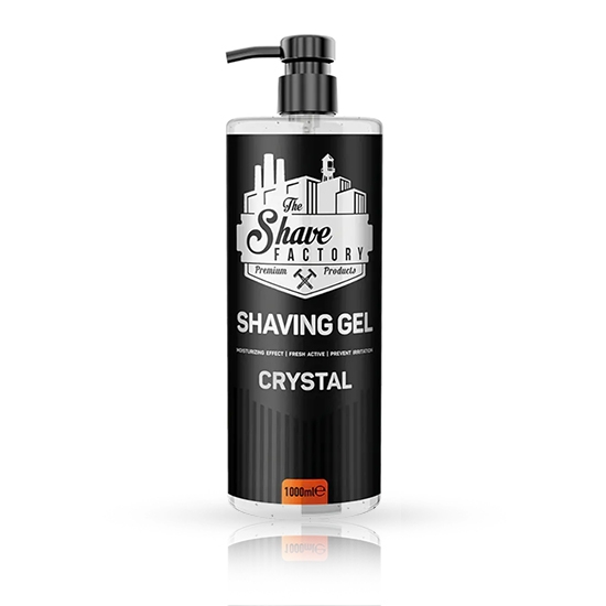 Снимка на Гел за бръснене  - Crystal - SHAVE FACTORY - 1000 ml 