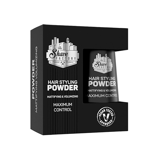 Снимка на Пудра за обем и с матов фект  - SHAVE FACTORY  20 gr - MAXIMUM CONTROL - - vegan tested