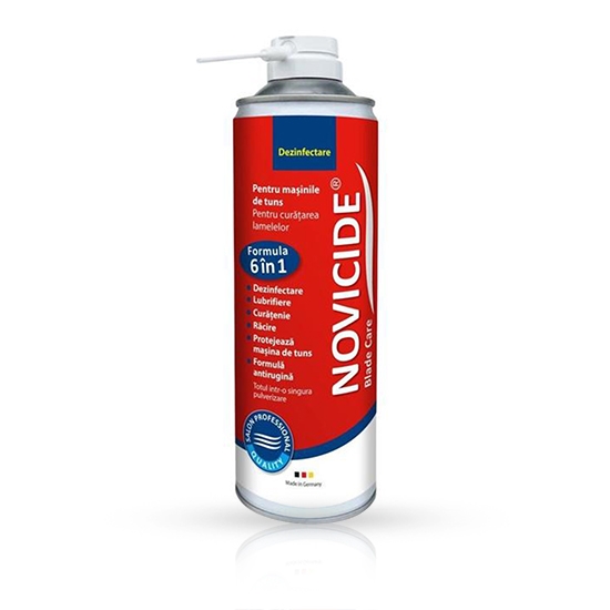 Снимка на Спрей за почистване на машинки за подстригване NOVICIDE  - 500 ml - 6 в 1